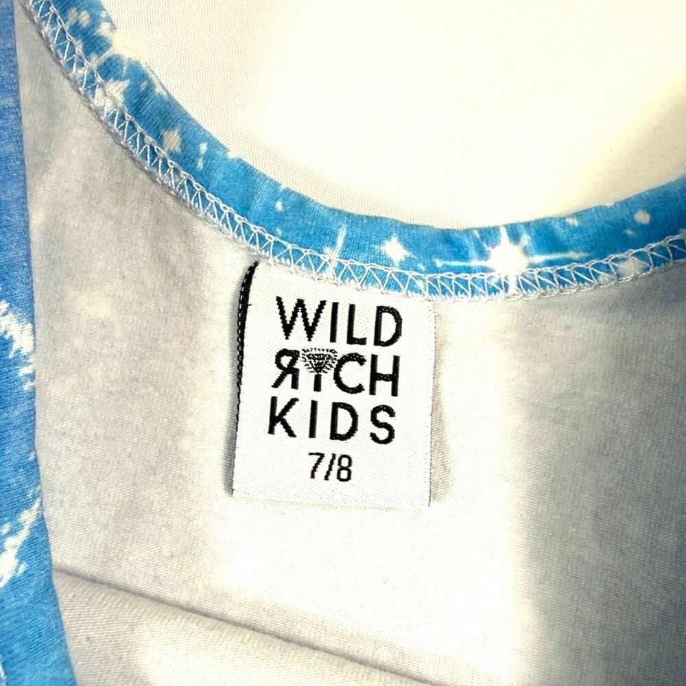 WILD RICH KIDS Girl Star Wars Mickey Crop Top Set 7/8 Galaxy Y2K Inspired - Picture 10 of 16